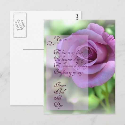 Forever and a Day Post Card ポストカード (正面/裏面)