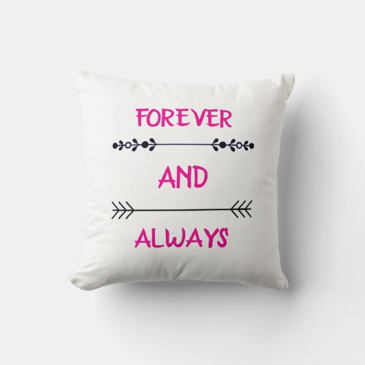FOREVER AND ALWAYS クッション (正面)