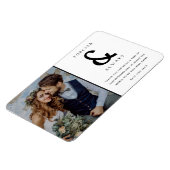 Forever and Always 結婚's Photo Thank You マグネット (左側)