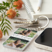 Forever and Always BFF Friends最高ののカスタム写真 キーホルダー (正面右)