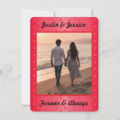 Forever and Always Valentine's Photo シーズンカード (正面)