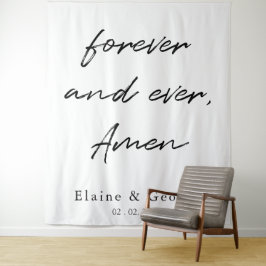 Forever and Everの写真結婚プロップの背景 タペストリー