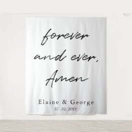 Forever and Everの写真結婚プロップの背景 タペストリー