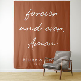 Forever and Everの写真結婚プロップの背景 タペストリー