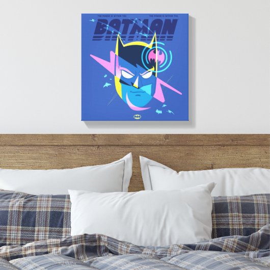 Forever Batman Light Up Head Graphic キャンバスプリント (インサイチュ (寝室))