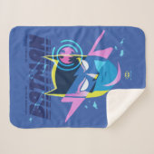 Forever Batman Light Up Head Graphic シェルパブランケット (正面(横))