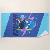 Forever Batman Light Up Head Graphic ビーチタオル (正面)