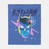 Forever Batman Light Up Head Graphic フリースブランケット (正面)