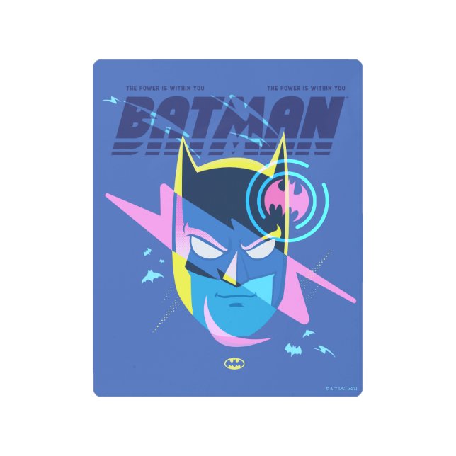 Forever Batman Light Up Head Graphic メタルプリント (正面)