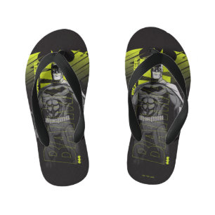 Forever Batman Power Up Character Art キッズビーチサンダル