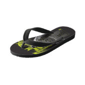 Forever Batman Power Up Character Art キッズビーチサンダル (アングル)