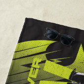 Forever Batman Power Up Character Art ビーチタオル (インサイチュ)