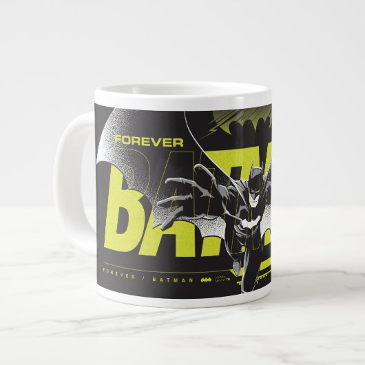 Forever Batman Reaching Graphic ジャンボコーヒーマグカップ (正面左)