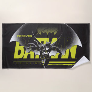 Forever Batman Reaching Graphic ビーチタオル