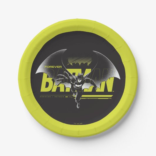 Forever Batman Reaching Graphic ペーパープレート (正面)