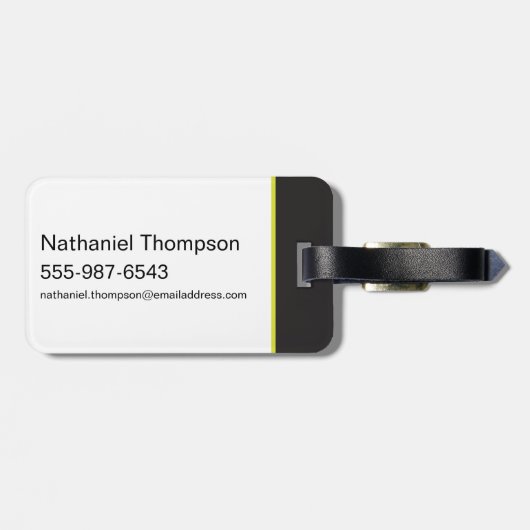 Forever Batman Reaching Graphic ラゲッジタグ (裏面横)