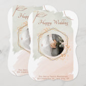 Forever Beginds:結婚式招待状 (正面/裏面)