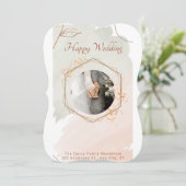 Forever Beginds:結婚式招待状 (スタンド正面)