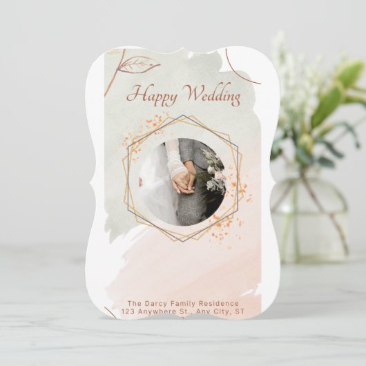 Forever Beginds:結婚式招待状 (スタンド正面)