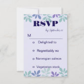 Forever Beginning Here:結婚式招待状 出欠カード (正面)