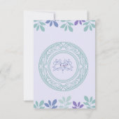 Forever Beginning Here:結婚式招待状 出欠カード (裏面)