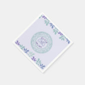 Forever Beginning Here: A 結婚's スタンダードカクテルナプキン (角)