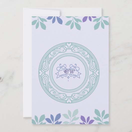 Forever Beginning Here: A 結婚's 招待状 (裏面)