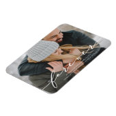 Forever Beginning Save the Date Photo Magnet マグネット (左側)