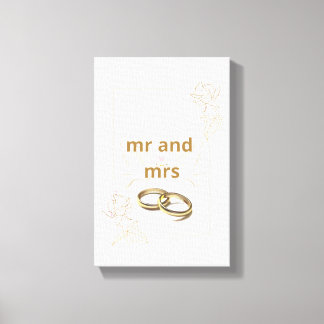 Forever Beginning Today - 結婚Wall Art キャンバスプリント