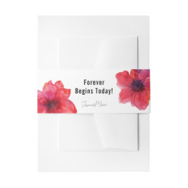 Forever Beginning Today Anemone Dreamscape 結婚's 招待状ベリーバンド