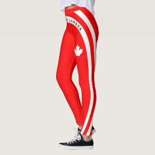 FOREVER CANADA (赤に白いカエデ) レギンス