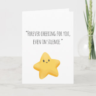 Forever Cheering For You Encouragement Card カード