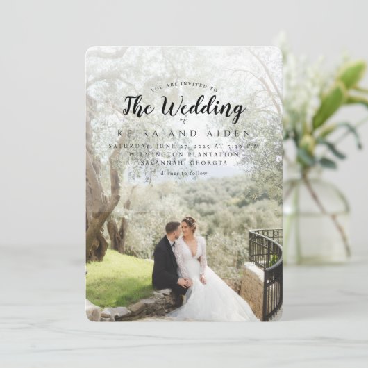 Forever Classic Wedding 招待状 (スタンド正面)