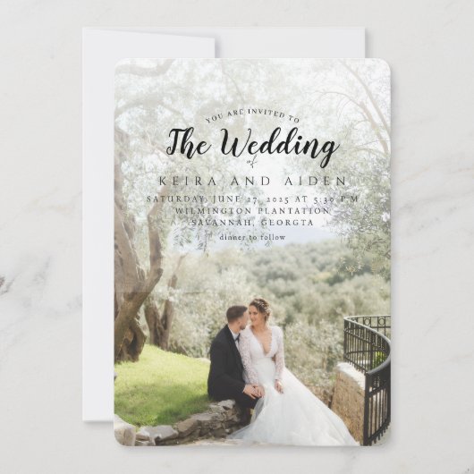 Forever Classic Wedding 招待状 (正面)