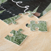 Forever cute whimsical wedding photo ジグソーパズル (側面)