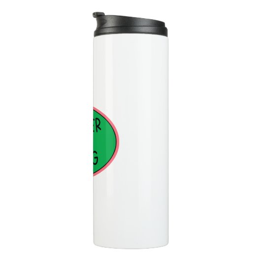 Forever feel young sticker overlay design element. タンブラー (回転右)