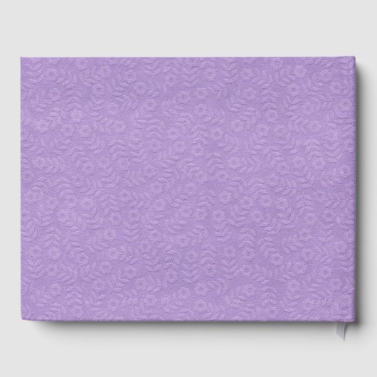 FOREVER Floral Text For Wedding ゲストブック (裏面)