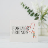 Forever Friends:犬はがき ポストカード (スタンド正面)