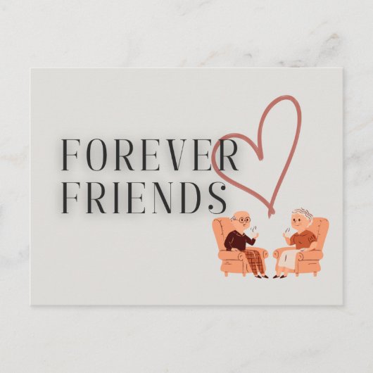 Forever Friends：紅茶/コーヒーポストカード ポストカード (正面)