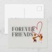 Forever Friends：音楽はがき ポストカード (正面/裏面)