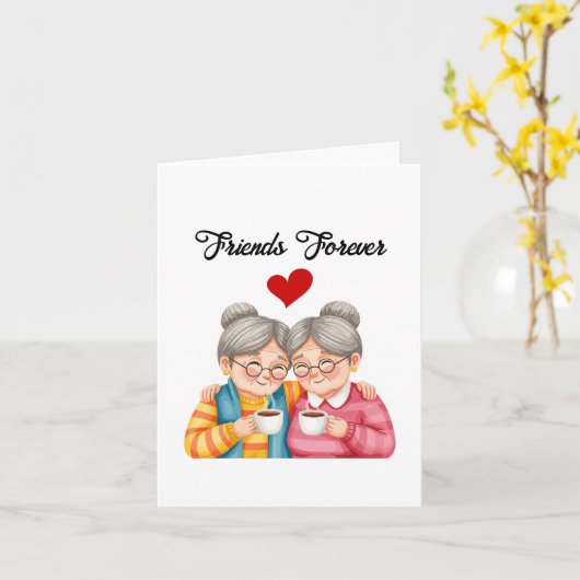 Forever Friends, Charming Friendship カード (黄色い花)