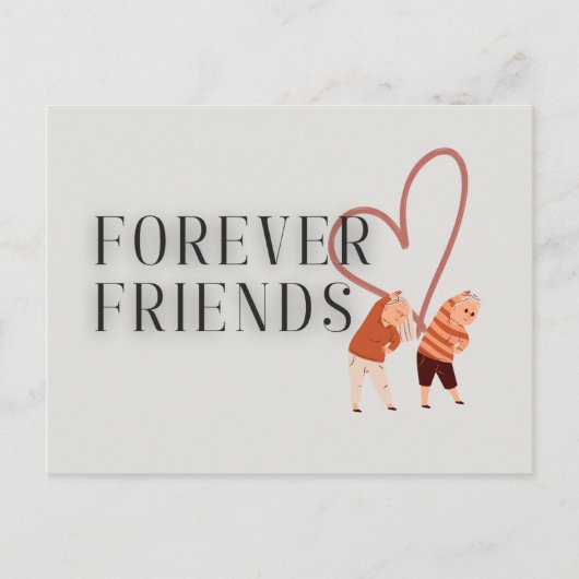 Forever Friends: exercise postcard ポストカード (正面)