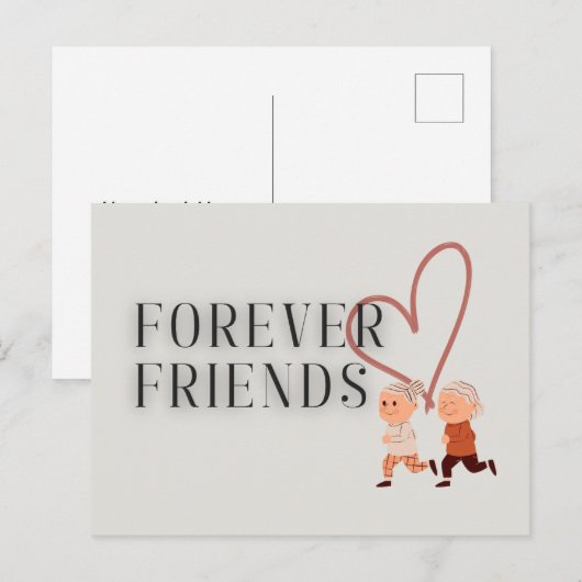 Forever Friends: Runner Postcard ポストカード (正面/裏面)