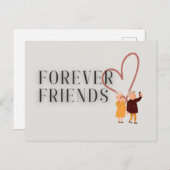 Forever Friends: Selfieはがき ポストカード (正面/裏面)