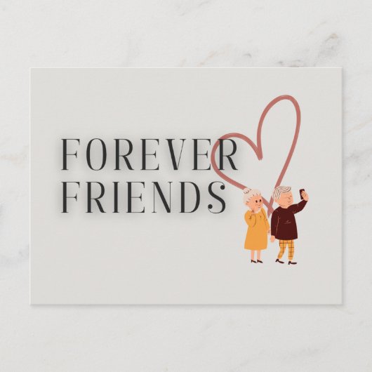 Forever Friends: Selfieはがき ポストカード (正面)