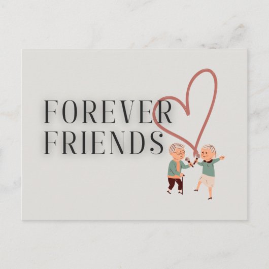 Forever Friends: singer postcard ポストカード (正面)