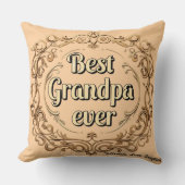 "Forever Grandpa Love" クッション (正面)