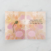 Forever Grateful fo Us Abstract Greeting Card カード (内部)