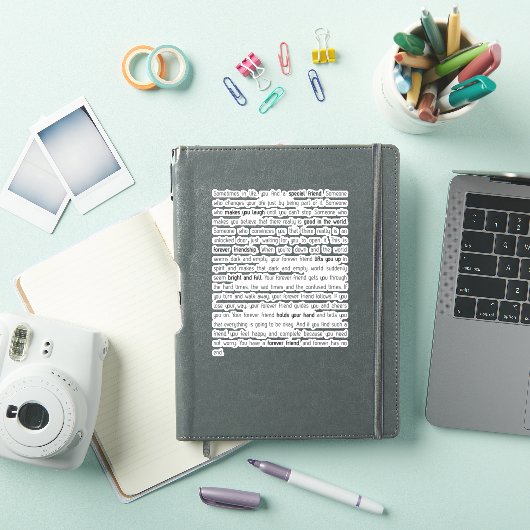 Forever has no end シール (iPadカバー)