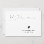 Forever Home新しいおもしろいアドレス移動カード (裏面)